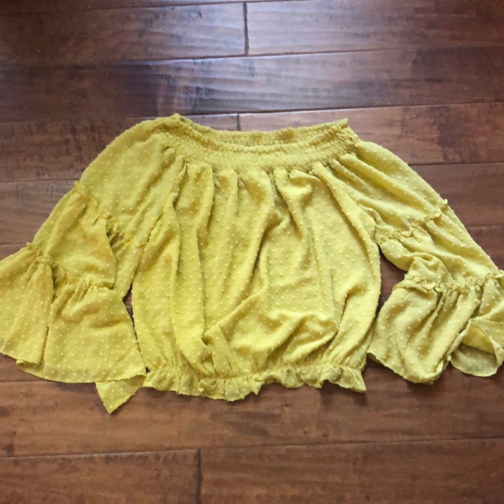 Wishlist Apparel off the shoulder blouse